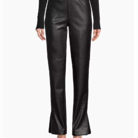 Toccin Iris Faux Leather Pants - Picture 5 of 13